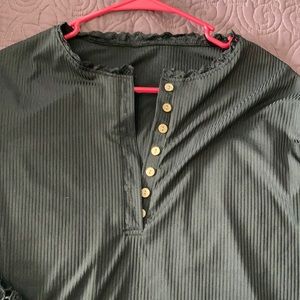 Dress it up or down black shirt